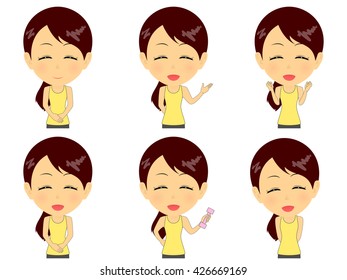 Fitness woman set
