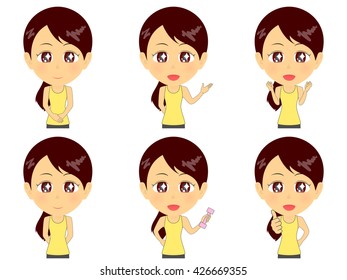 Fitness woman set