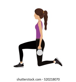 fitness woman training