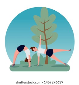 fitness women training harmony yoga balance