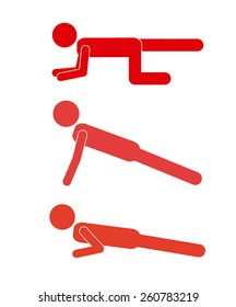 Fitness and Workout design, vector illustration