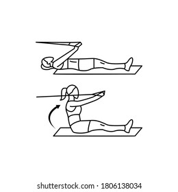 Fitness, Workout, Gym, Gymnastic, Sport Icon Logo Illustration Vector Isolated. Gym and Fitness Icon Set. Editable Stroke and Pixel Perfect.