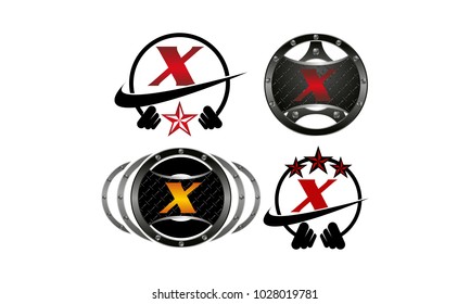 Fitness X Vector Template Set
