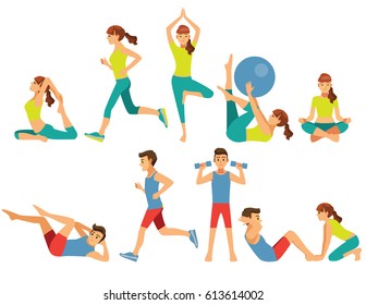  fitness and yoga exercises.