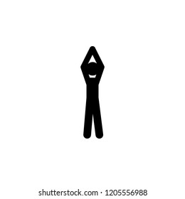 fitness, yoga icon. Element of yoga icons. Premium quality graphic design icon. Signs and symbols collection icon for websites, web design, mobile app
