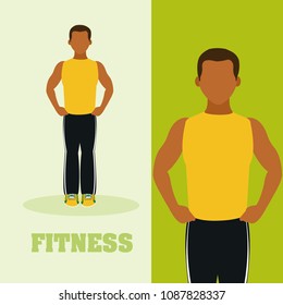 Fitness young man