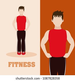 Fitness young man