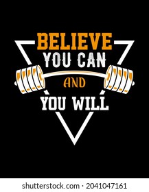 fitnessgym t-shirt design for fitness lover