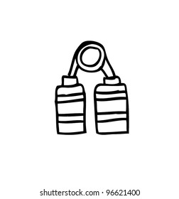 fitness,sport equipment for healthy, vector illustration