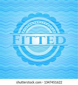 Fitted water representation style badge.
