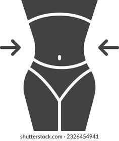 Fitting Icon image. Suitable for mobile application.