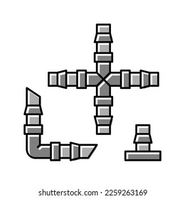 fittings drip water irrigation color icon vector. fittings drip water irrigation sign. isolated symbol illustration