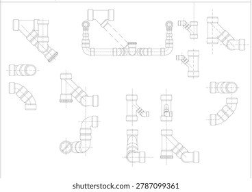 Fittings (pipe connectors) are vital components in plumbing systems. They serve to connect, divert, split, and adjust the size of pipe flow to match the building’s design.