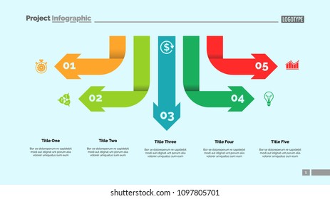 Five Arrow Infographic Diagram Template