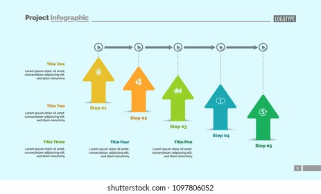 Five Arrows Workflow Slide Template
