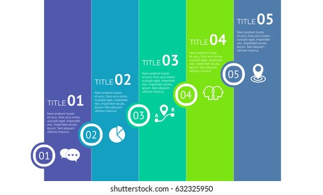 Five Bars Slide Template