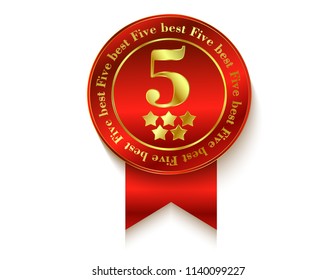 Five best badge