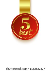 Five best badge