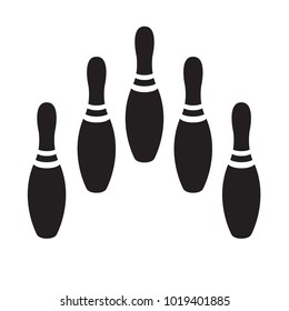 Five black skittles illustration. Vector