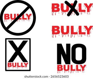 Cinco advertencias de Bully, prevención y concienciación.