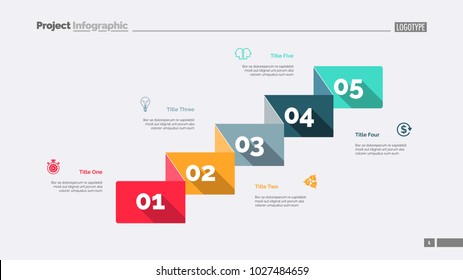 Five Business Components Slide Template