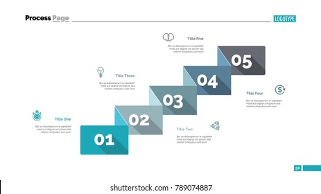 Five Business Components Slide Template