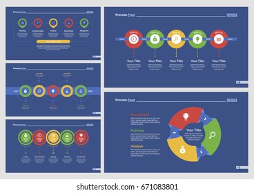 Five Business Slide Templates Set