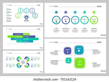 Five Business Slide Templates Set