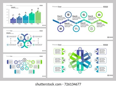 Five Business Slide Templates Set