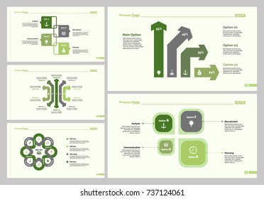 Five Business Slide Templates Set