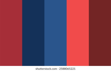 Five color palettes for coloring your designs.