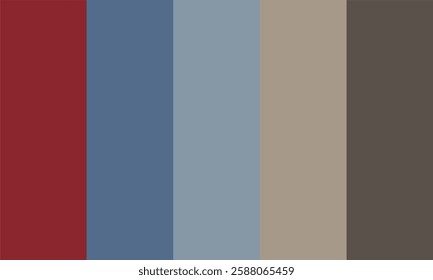 Five color palettes for coloring your designs.