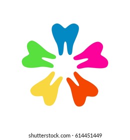 Five color tooth
