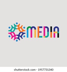 five colors media tv logo 
