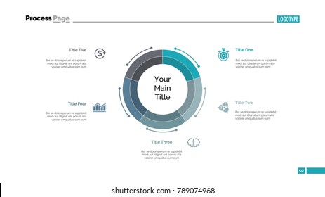 Five Components Diagram Slide Template