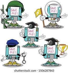 five cool style and pose by limited vintage diskette