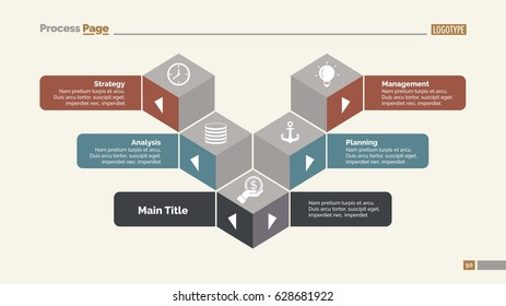 Five Cubes Slide Template