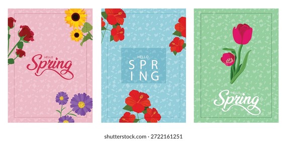 Five Decorative Easter Eggs in Pastel Colors with Dots, Flowers, Stripes, and Star Patterns