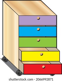 five drawer chest of drawers