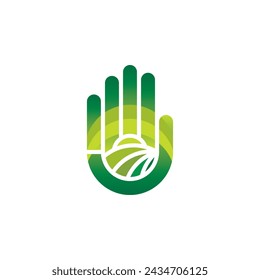 Five Farm Logo. Simple and modern. Very suitable for the agricultural industry.