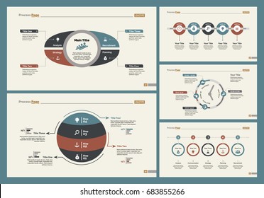 Five Finance Slide Templates Set