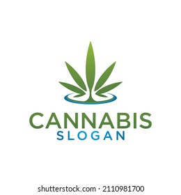 Five Finger Cannabis Design Logo Stock Vector (Royalty Free) 2110981700 ...