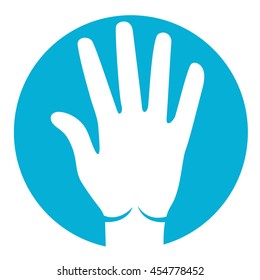 five fingers icon