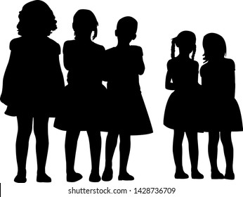 9,902 Silhouette children talking Images, Stock Photos & Vectors ...