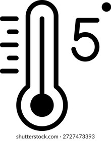 five glyph icon illustration vector