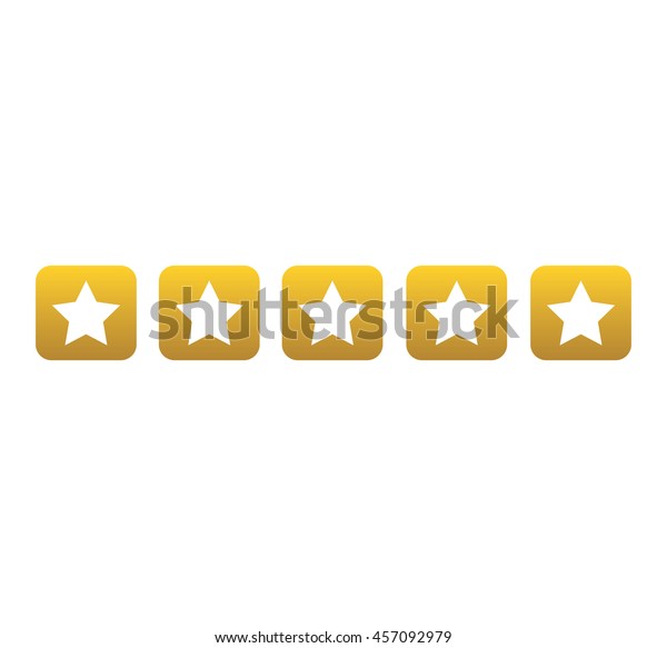 five-gold-star-rating-stock-vector-royalty-free-457092979