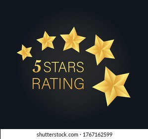 Five Star Rating Stock Vector (Royalty Free) 290695934 | Shutterstock