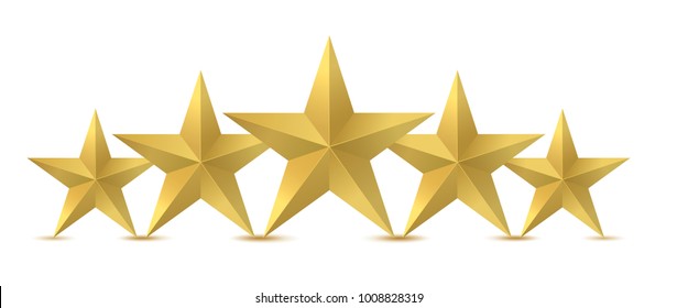 Five golden stars