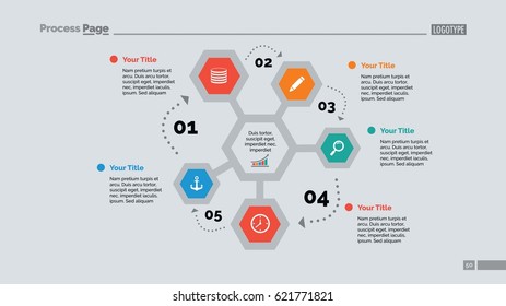 Five Hexagons Cycle Slide Template