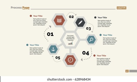 Five Hexagons Cycle Slide Template
